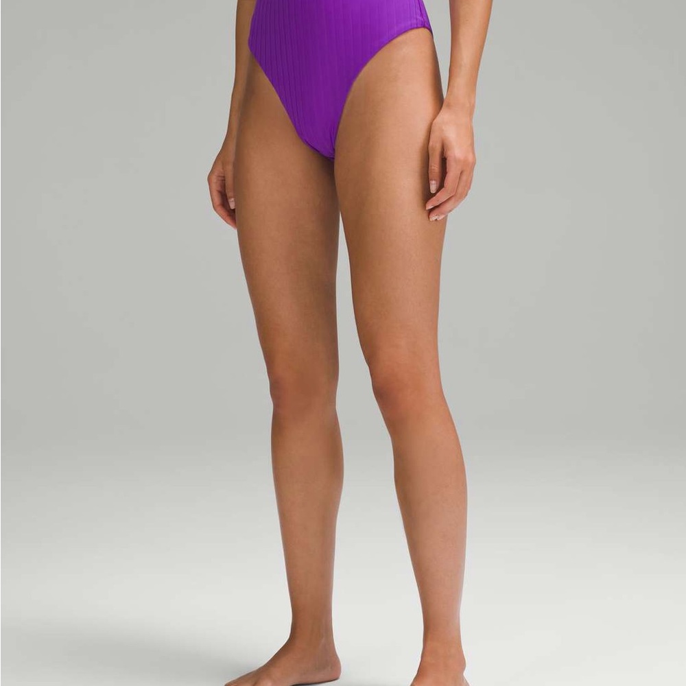Lululemon Ribbed High-Waist Extra-Skimpy Swim Bottom